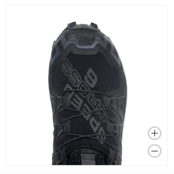 New! Salomon Ladies' Women Girls Speedcross 6 Shoe Black Color QuickLACE NWT NIB - Picture 7 of 12